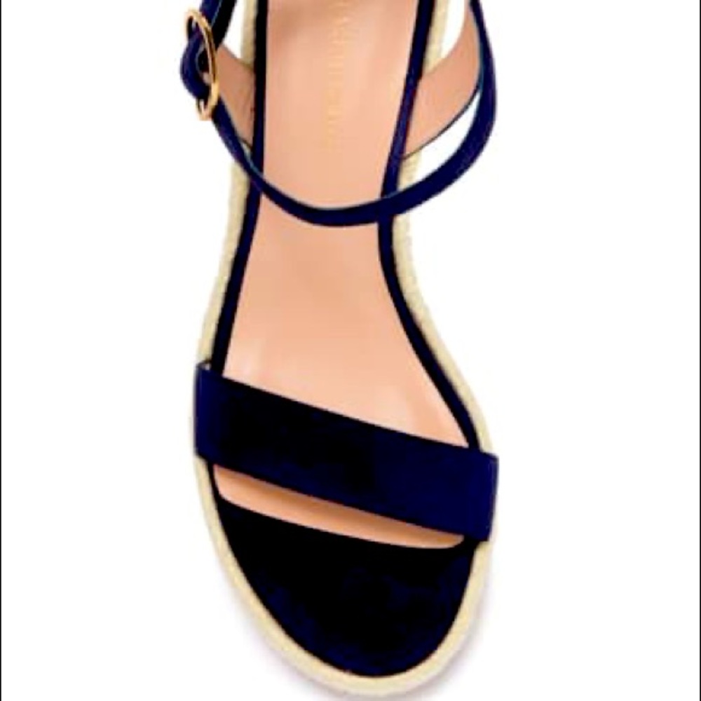 Stuart Weitzman Teddi Espadrille Wedge Sandal 7B